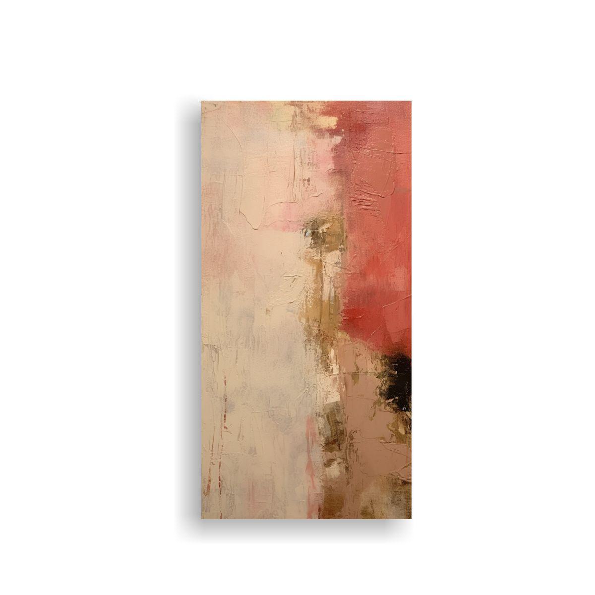 Pintura Abstracta Con Colores Mixtos En Estilo 50x100cm-0