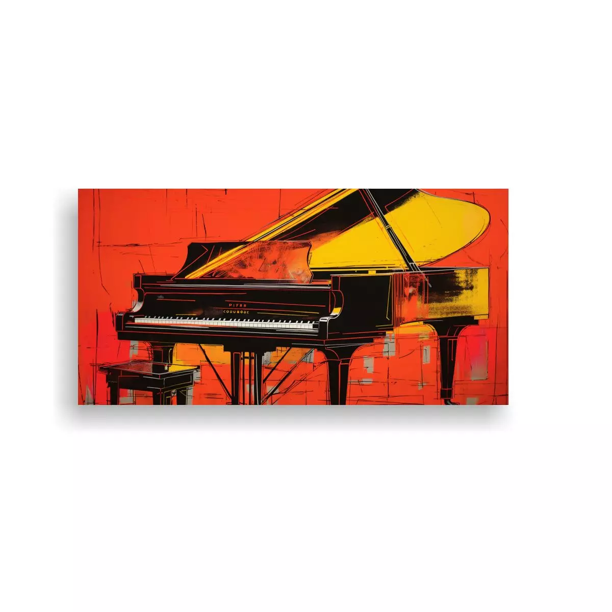 Cuadro Estilo Galería Exclusivo Con Imagen Audaz 80x40cm-0