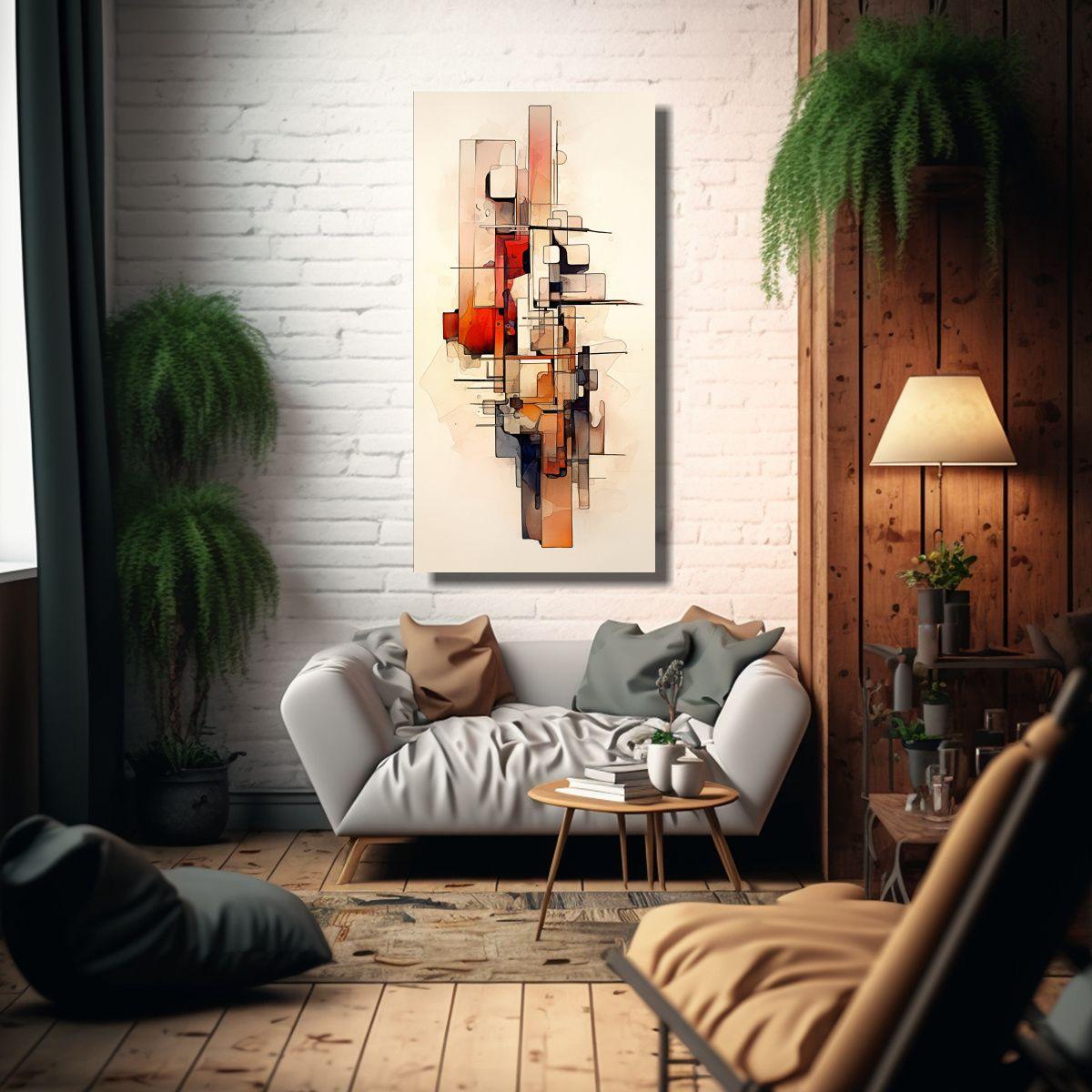 Pinturas De Decoración Abstracta Surrealista 80x160cm-2