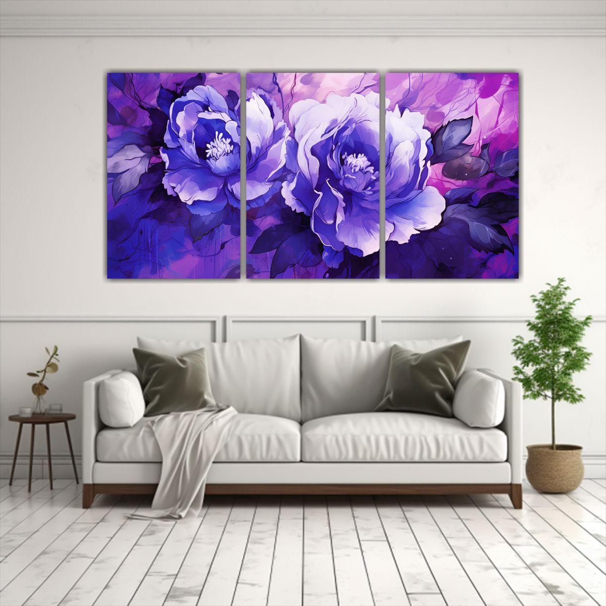 Cuadros Neonoir Con Intenso Reflejo En Estilo 150x75 Cm-2