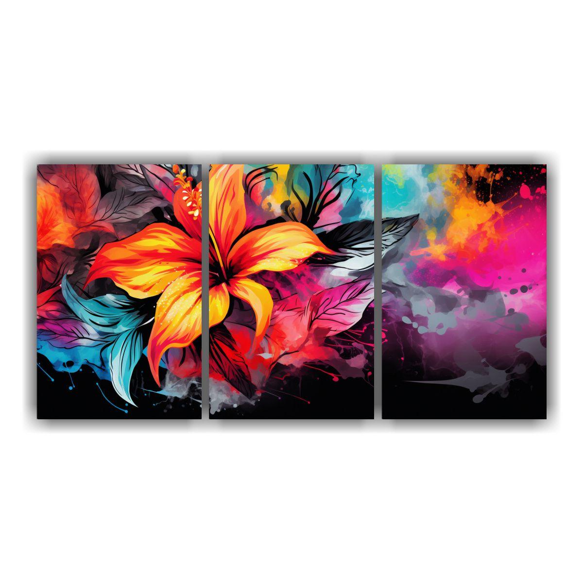 Pinturas Decorativas Estilo Neonoir De Ambiente 150x75 Cm-0