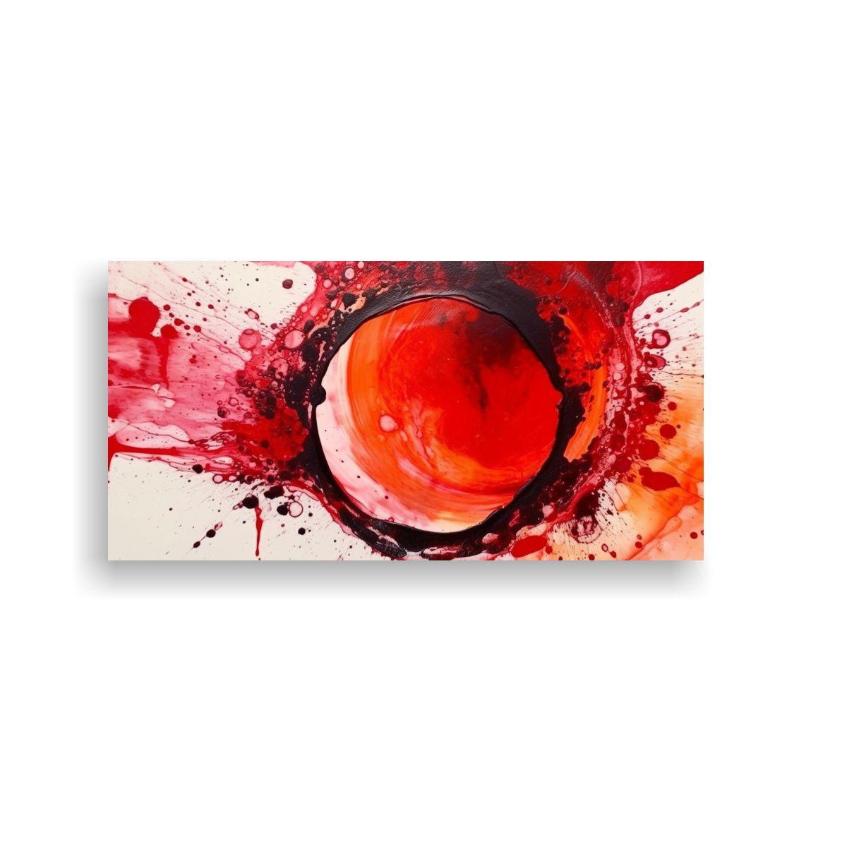 Pintura Vintage De Contraste En Tinta De Alcohol 80x40cm-0