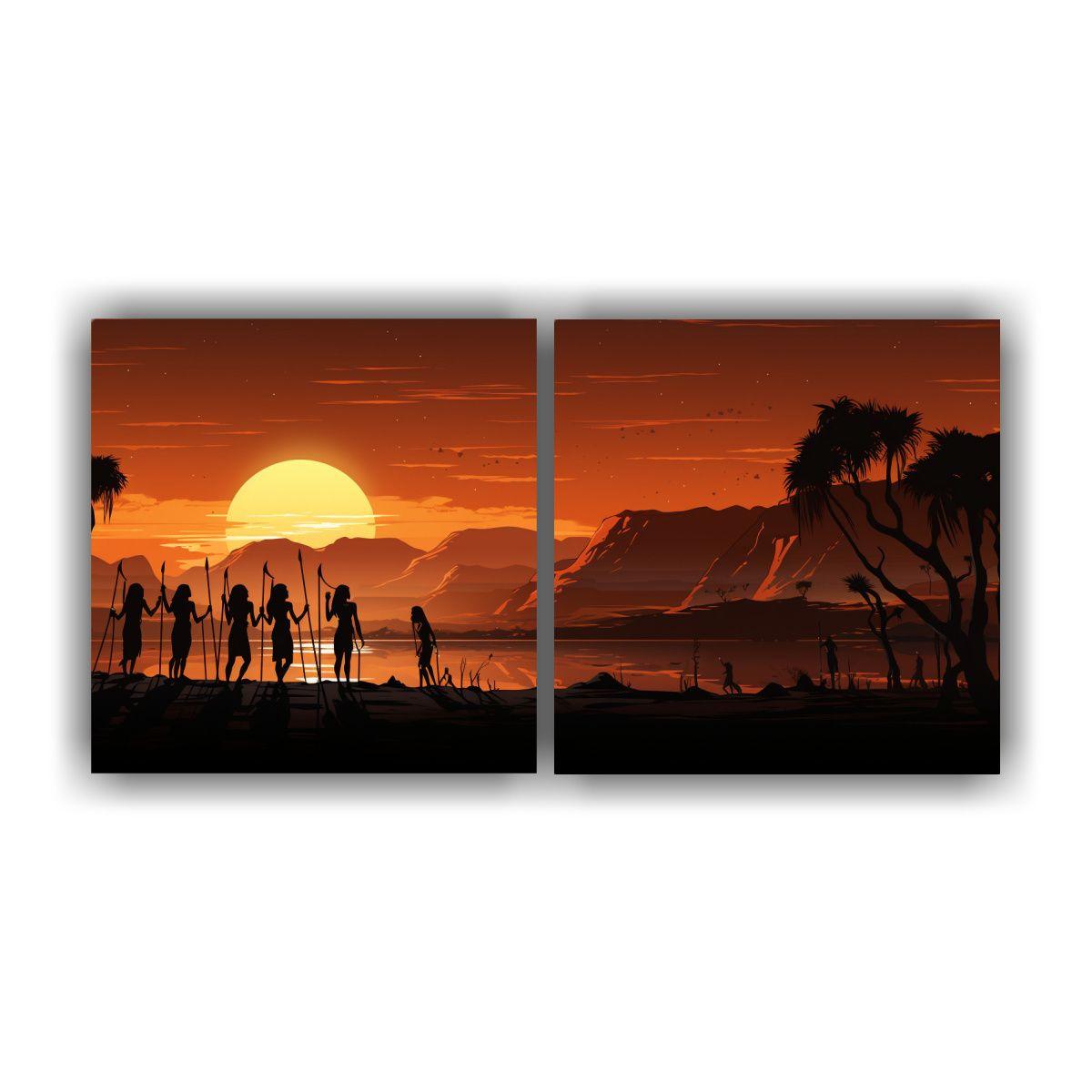 Pinturas Decorativas Inspiradas En Estilo 80x40 Cm-0