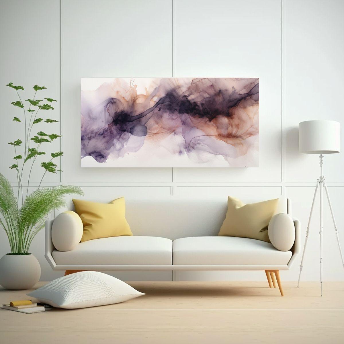 Pinturas De Decoración En Textura De Acuarela 60x30cm-2