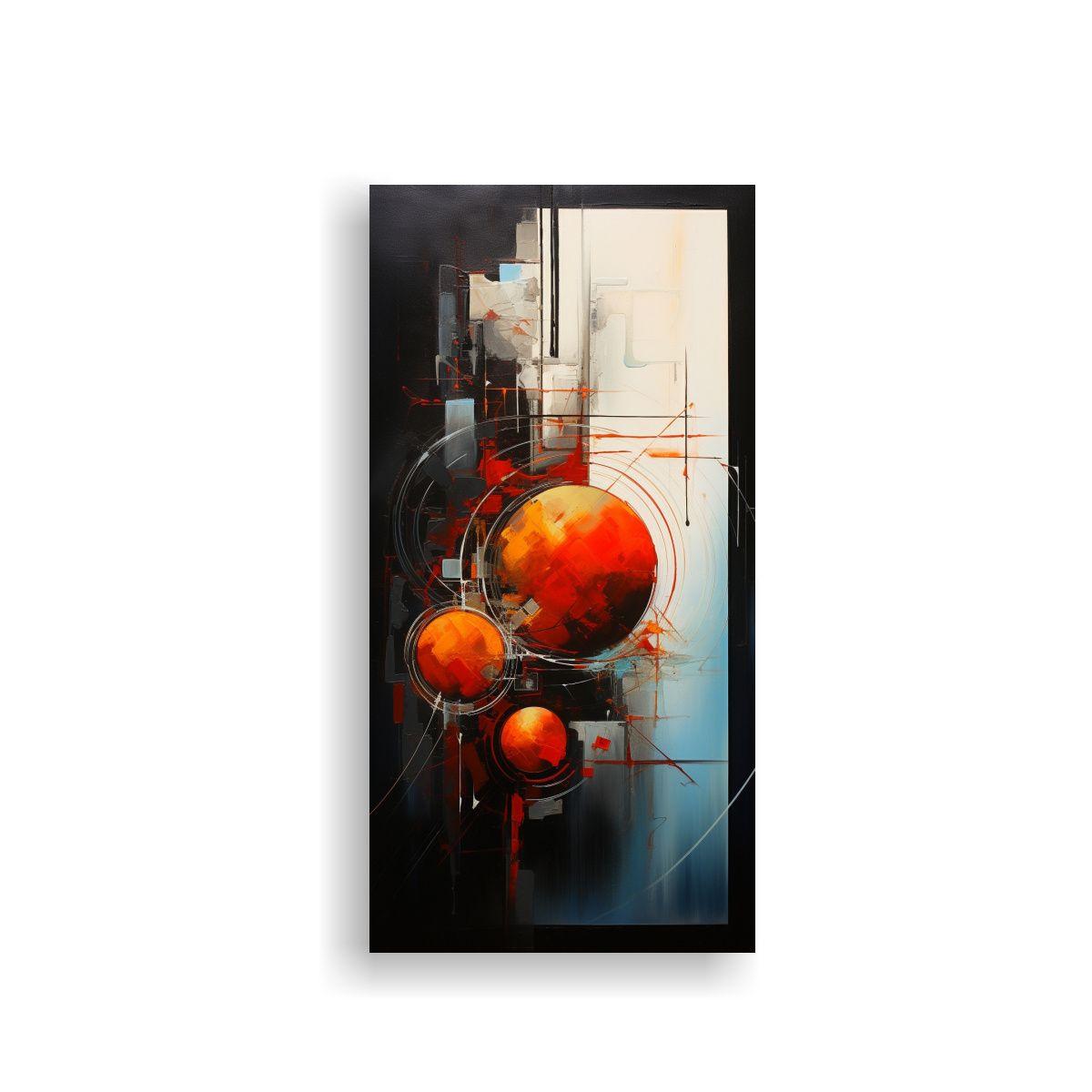 Pintura Abstracta De Naturaleza Viva En Lienzo 60x120cm-0