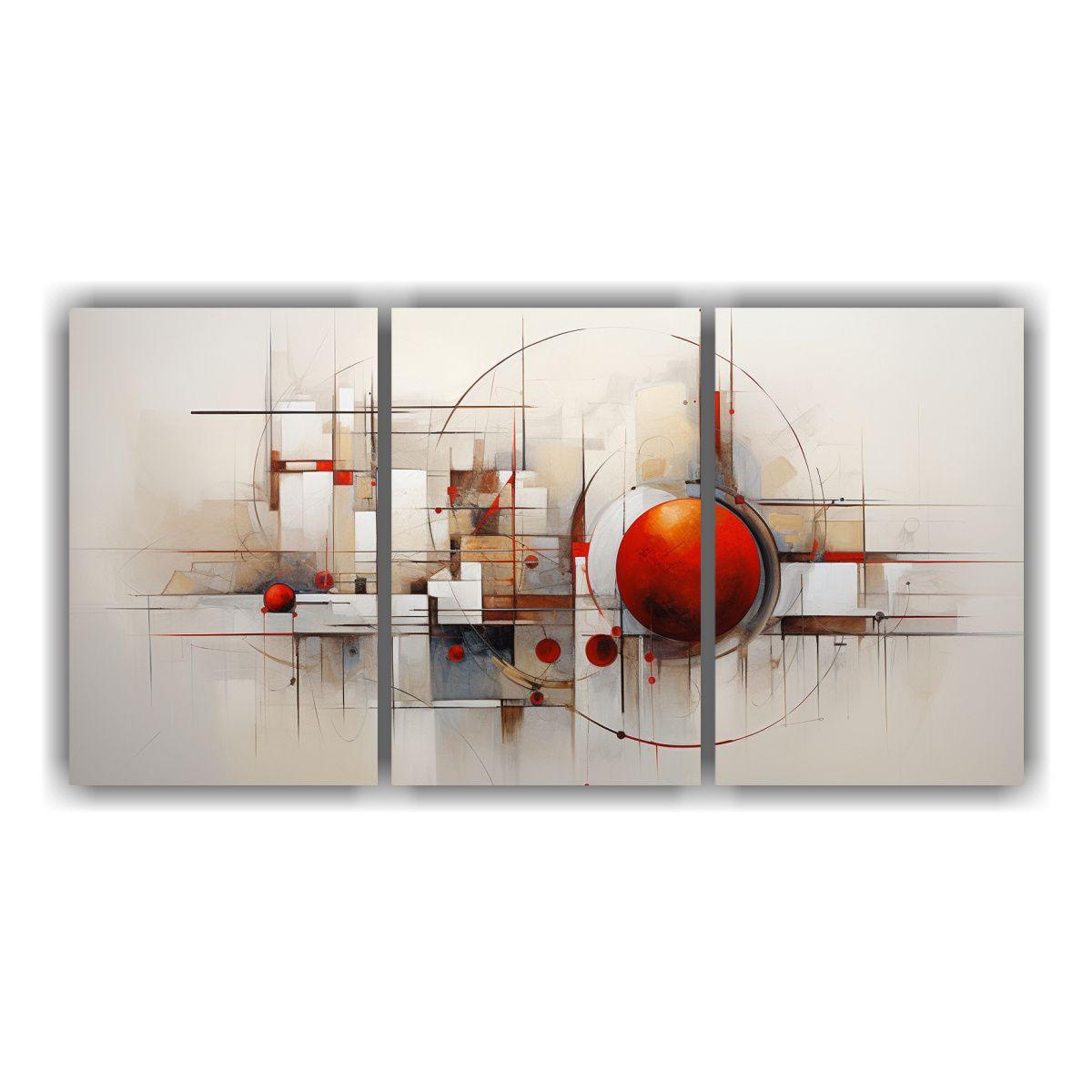 Cuadros Abstractos De Inspiración Exclusiva En 150x75 Cm-0