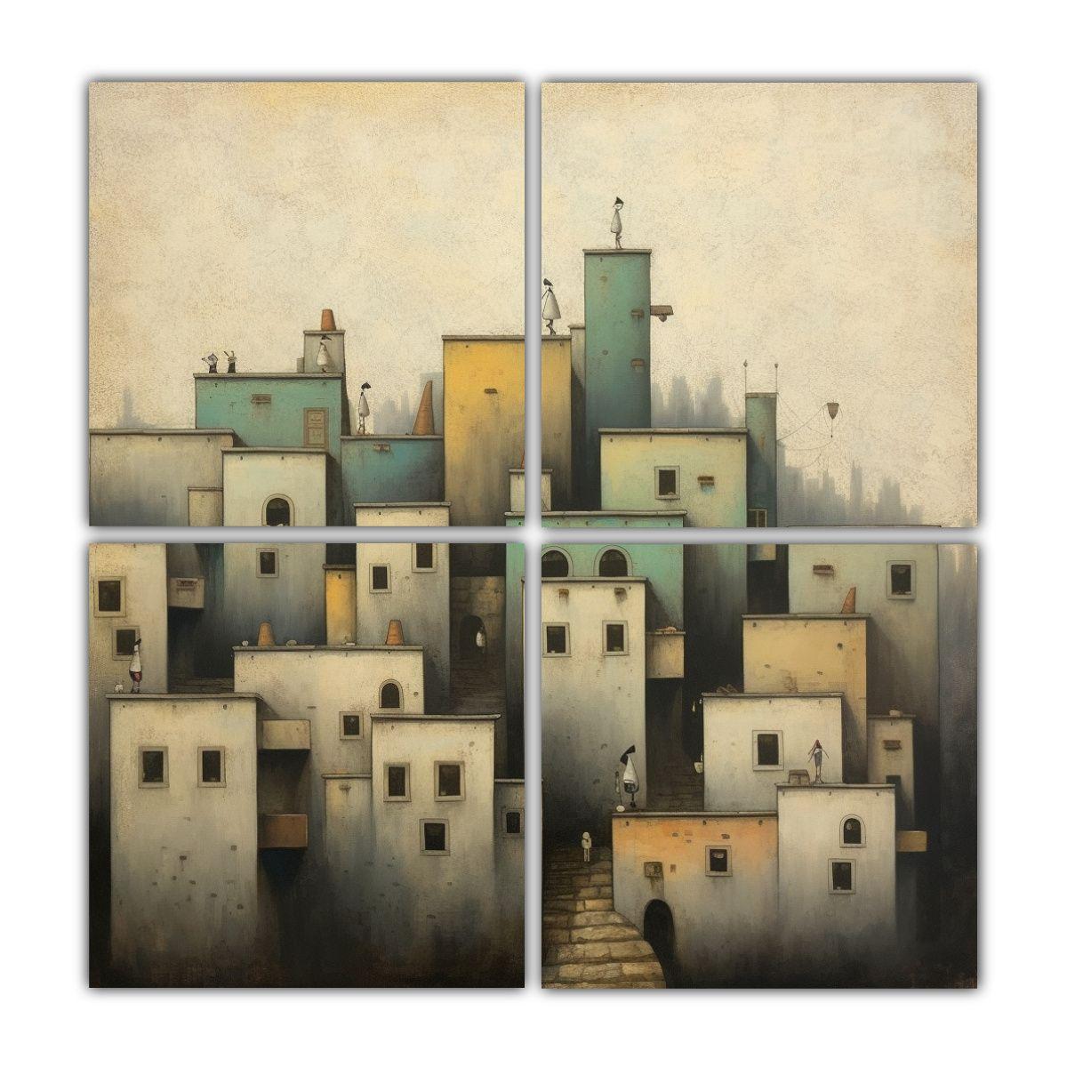 Pintura Original De 16th Graffiti Art En Lienzo 80x80 Cm-0