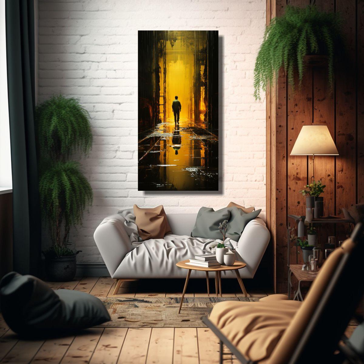 Cuadro Minimalismo Selva Franklin Tema Savannah 40x80cm-2