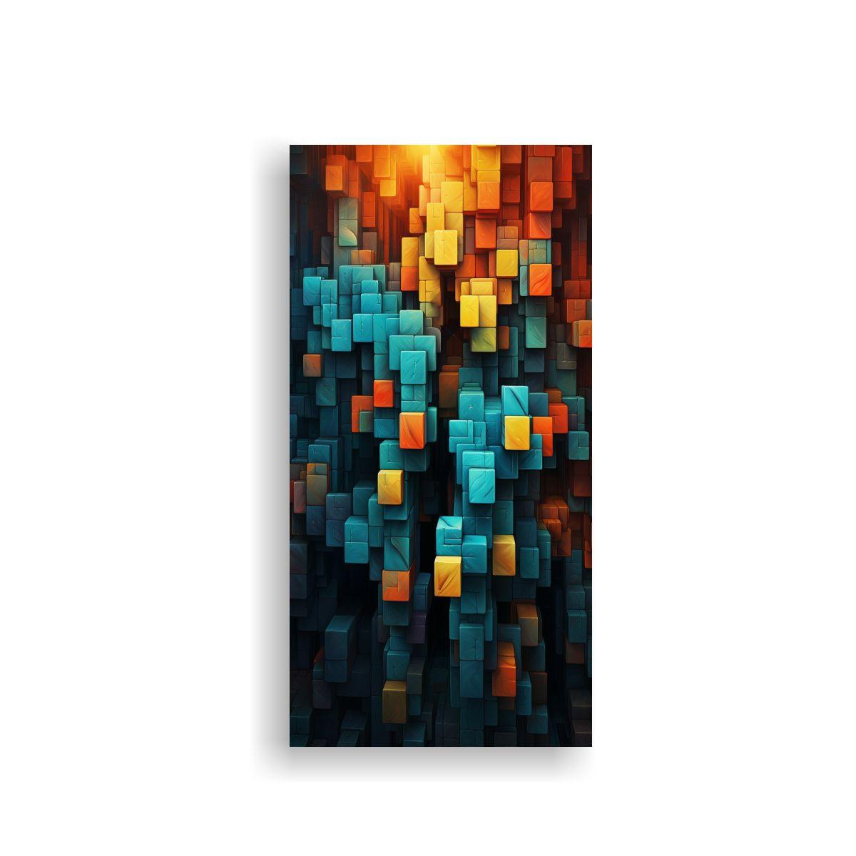 Cuadro Abstracto Exclusivo Deep Dream Con 50x100cm-0