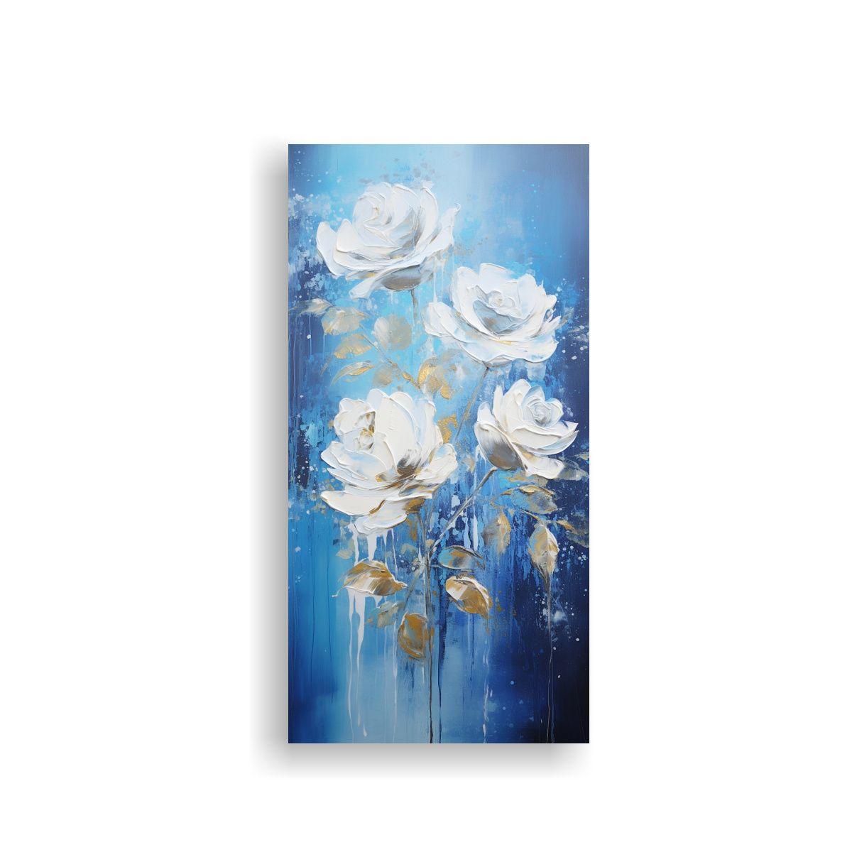 Pintura En Lienzo De Arte Finas Líneas 50x100cm-0