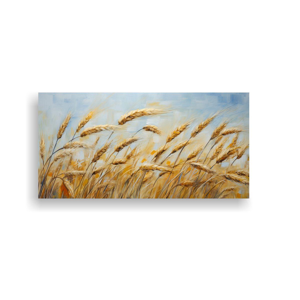 Pintura Abstracta Estilo Aceite Detallado Alto En  40x20cm-0