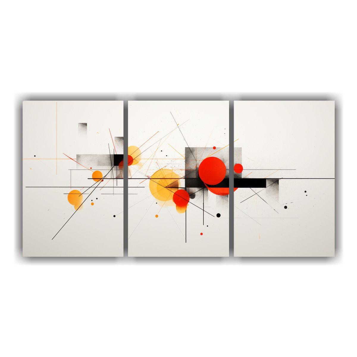 Pinturas Abstractas Minimalistas Para Comedor 90x45 Cm-0