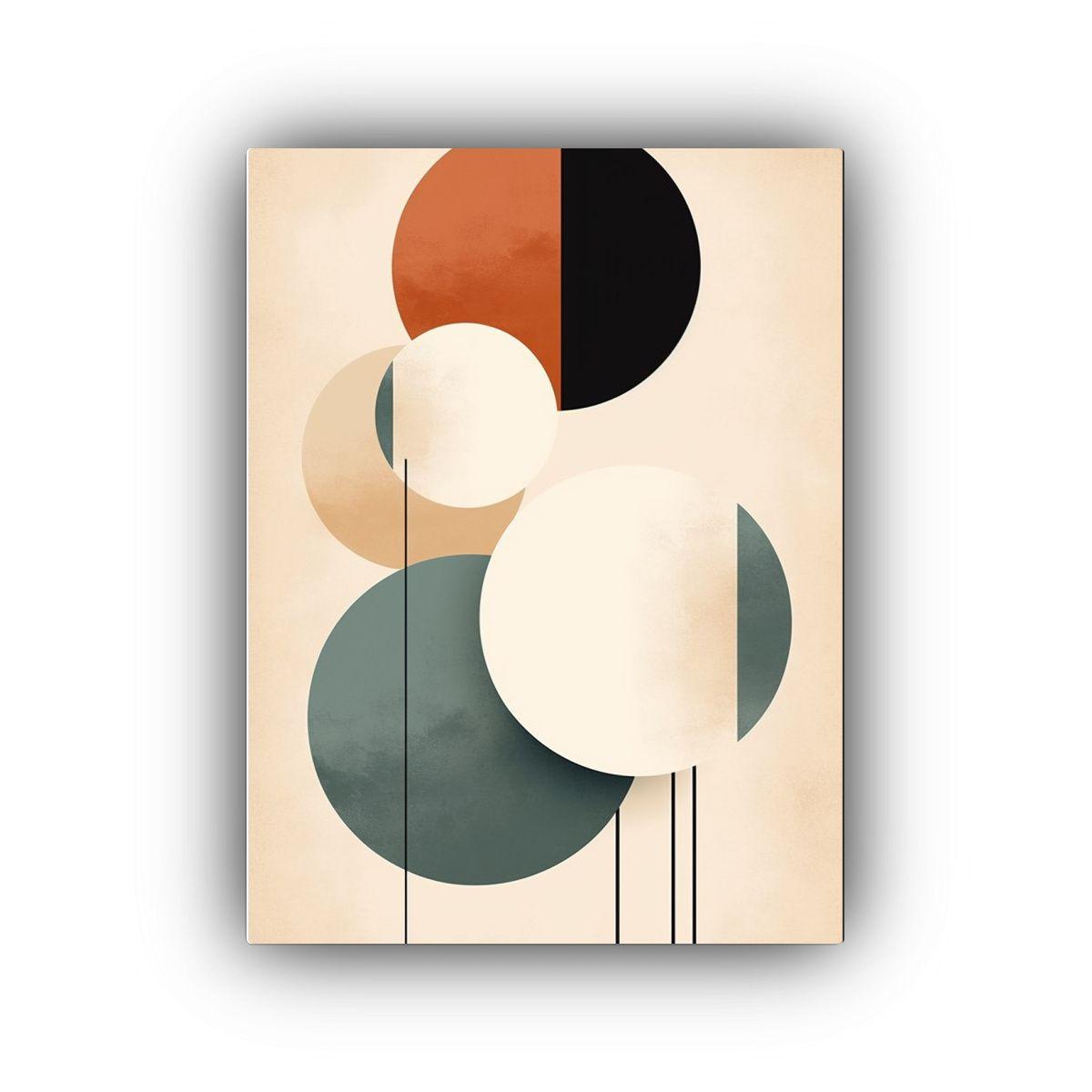 Pintura Abstracta Minimalista Conceptual Armoniosa 80x120 Cm-0