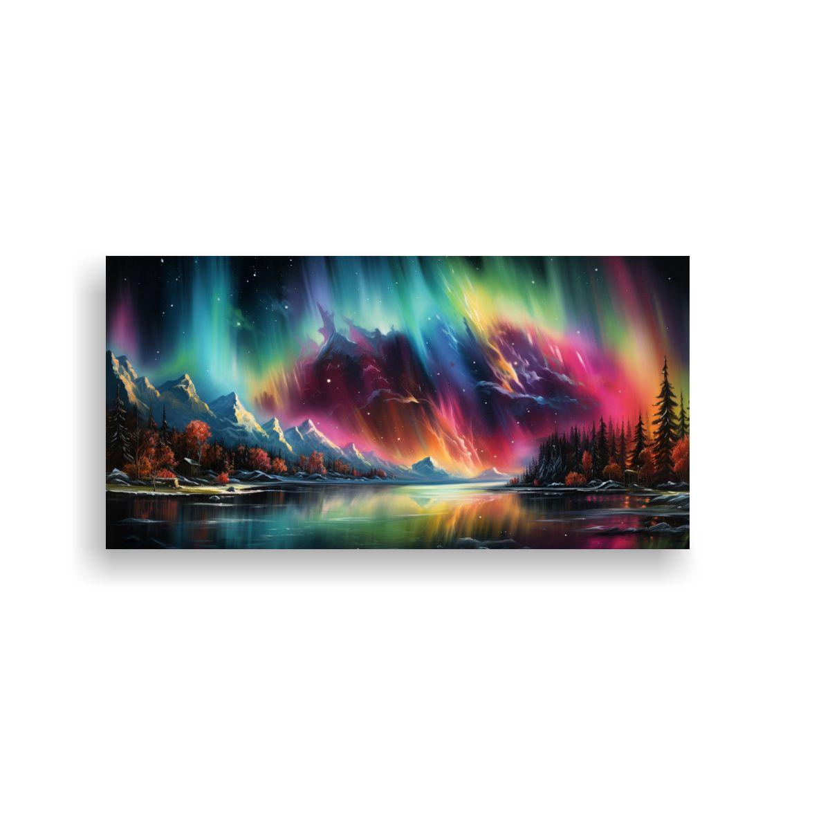 Pintura Abstracta De Decoración Con Colores Del A 100x50cm-0