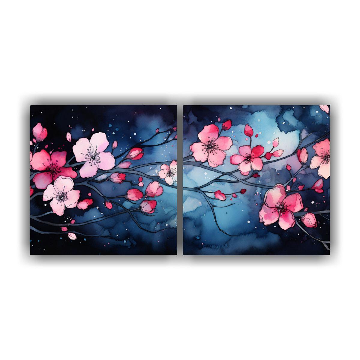 Pinturas Decorativas Estilo Neonoir En Bastidor 40x20 Cm-0