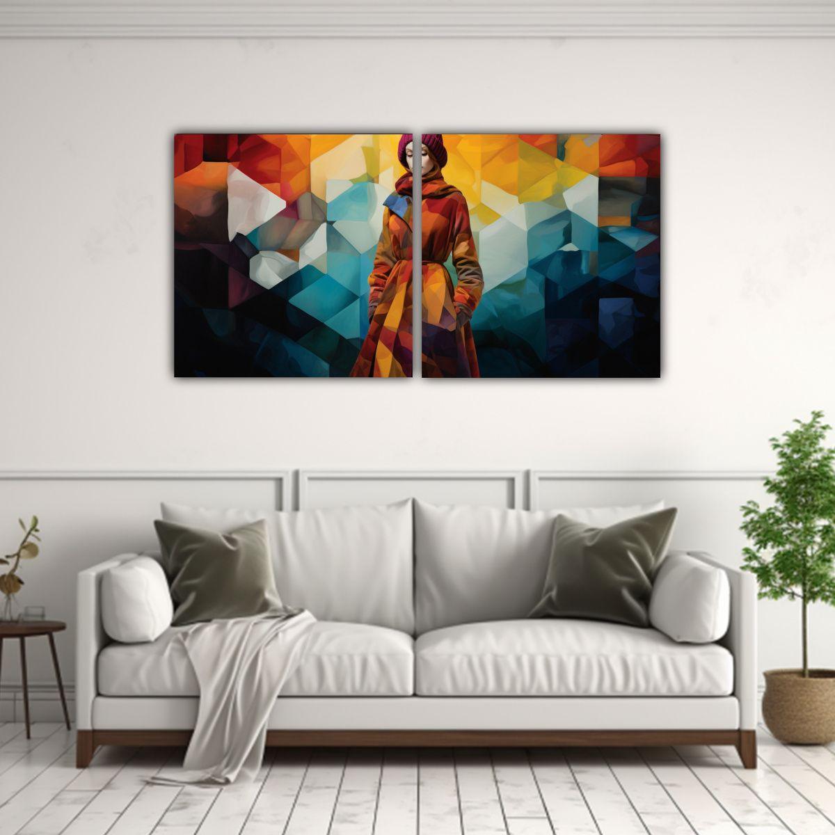 Pinturas Decorativas Abstractas Surrealistas, 160x80 Cm-2