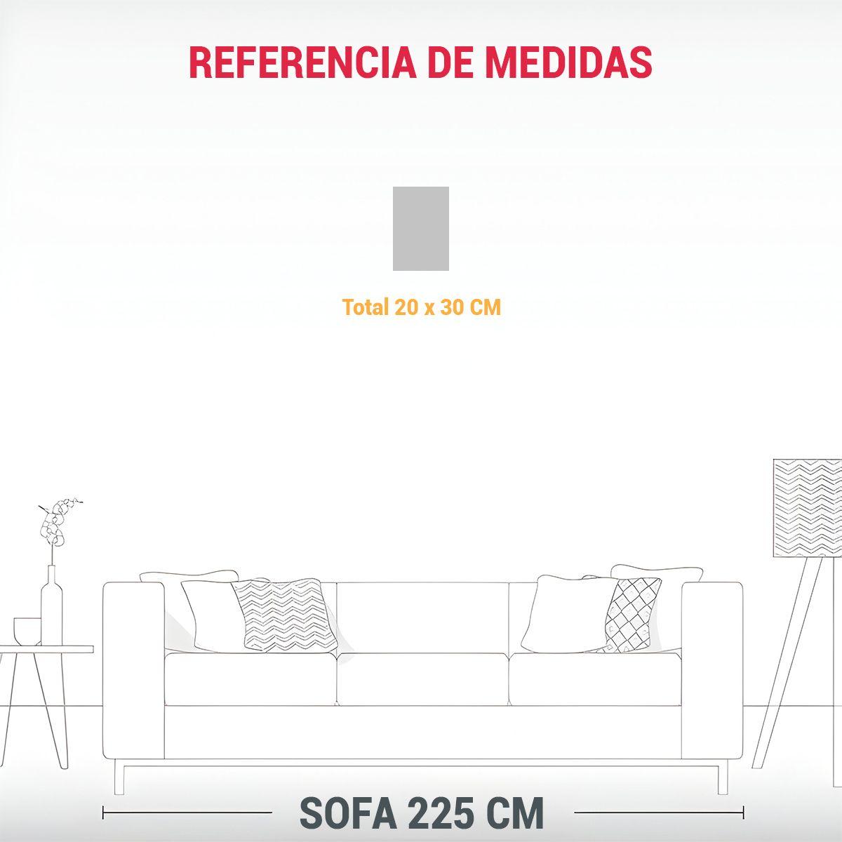 Lienzo De Tela Decoración Minimalista De Colores 20x30 Cm-1