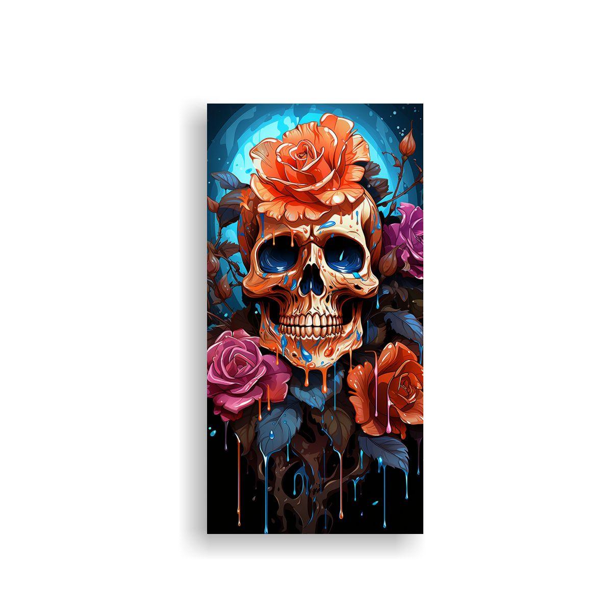 Pintura Decorativa Arte Tema Profundidad Neon 50x100cm-0
