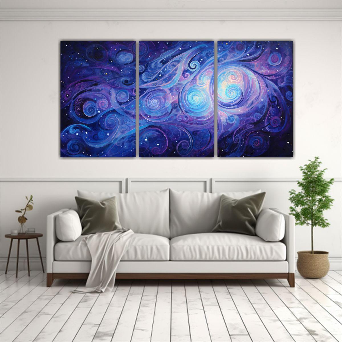 Lienzos De Tela Con Patrones Abstractos 90x45 Cm-2