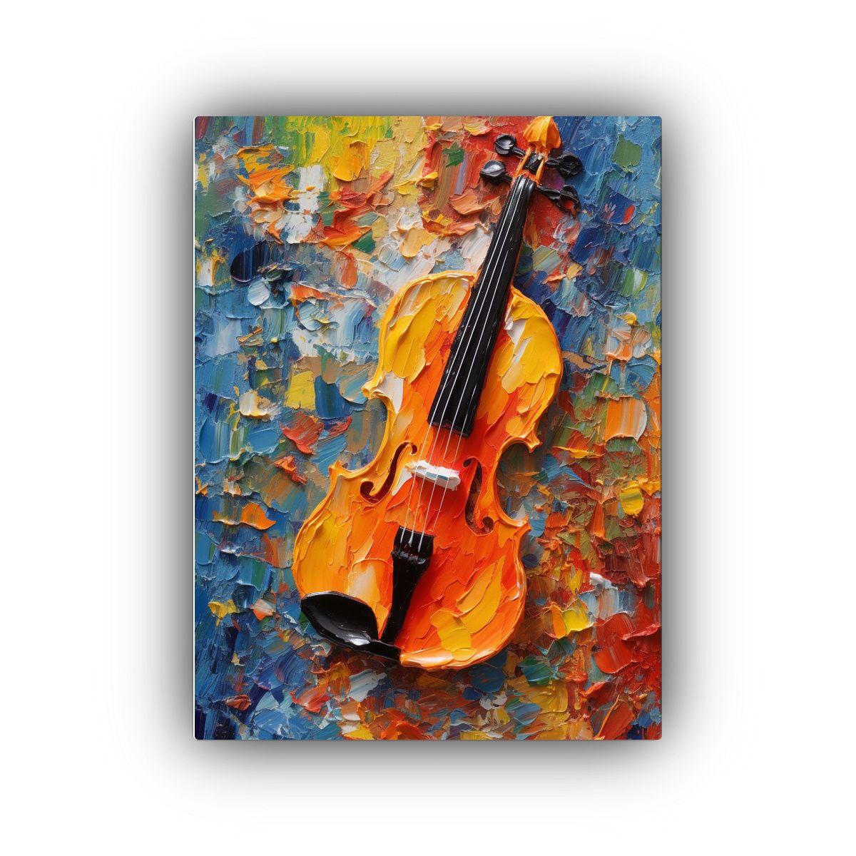 Arte De Pared Inspiración Artesanal Pintura De 60x90cm-0