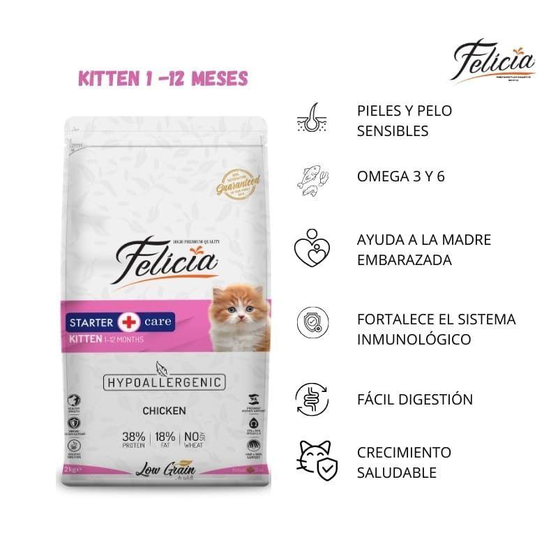 ALIMENTO HIPOALERGÉNICO GATITO KITTEN - STARTER CARE POLLO - 2 KG-2