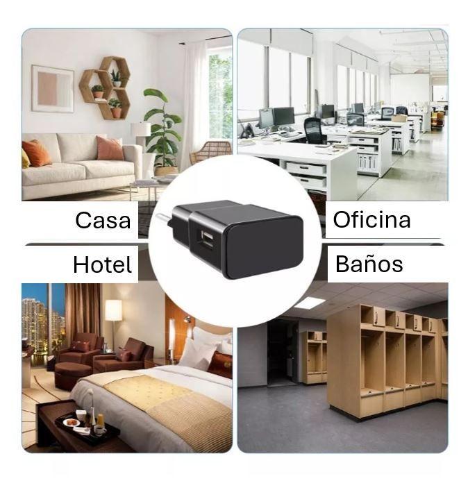 Cámara Espía Oculta Tipo Cargador USB — WiFi, Full HD, Visión Nocturna-2