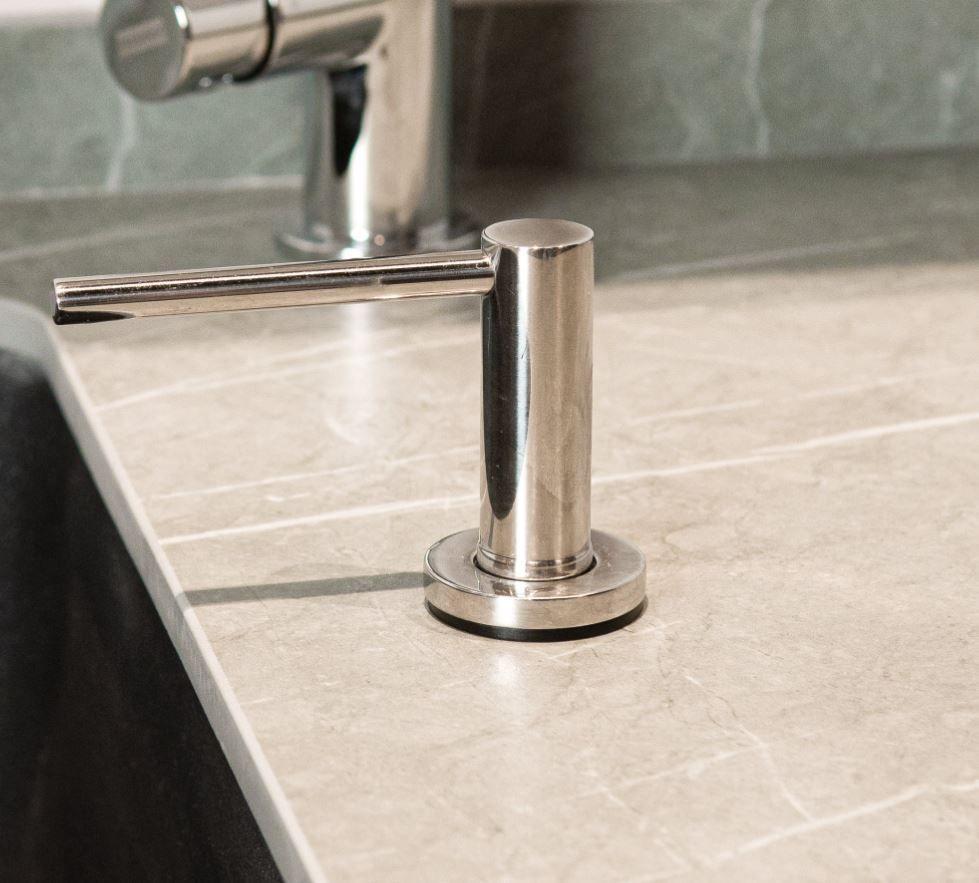 Dispensador Jabón Lavaplatos Circular Fregadero Acero Inox-2