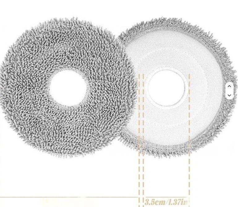 Repuestos 4 Mopas Aspiradora Robot Xiaomi X20 / X20 Plus / Max / Pro-4