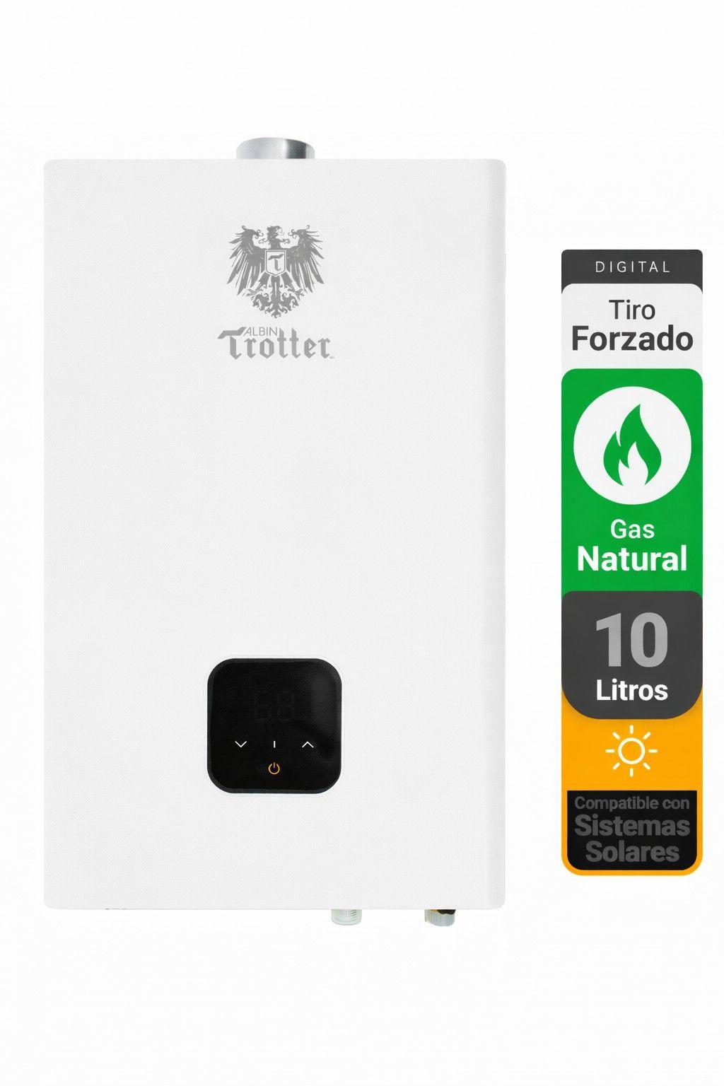Calefont Albin Trotter 10 Litros Tiro Forzado Gas Natural-1