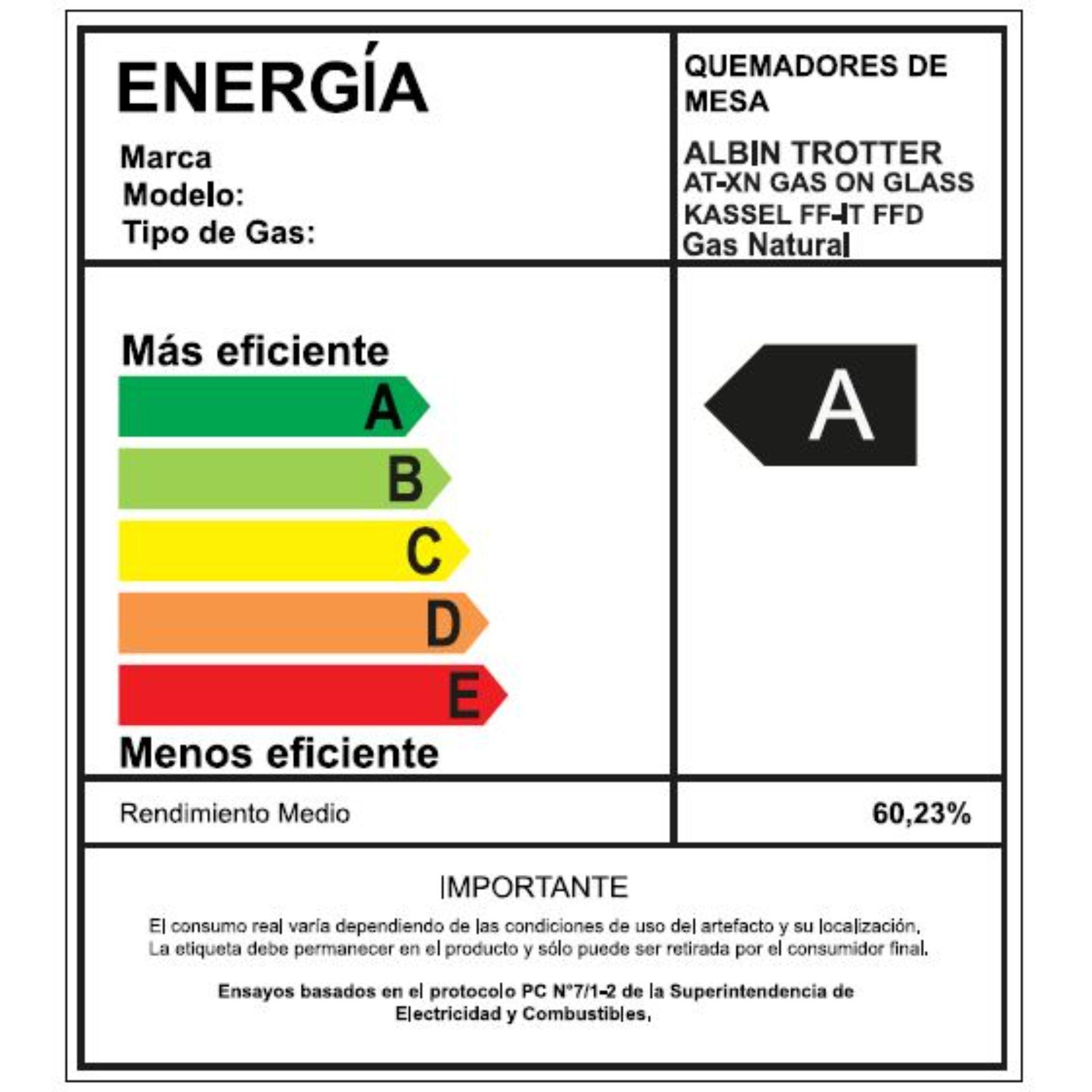 Cocina Encimera Empotrable AT-XN Glass Kassel FF-IT FFD GN-4