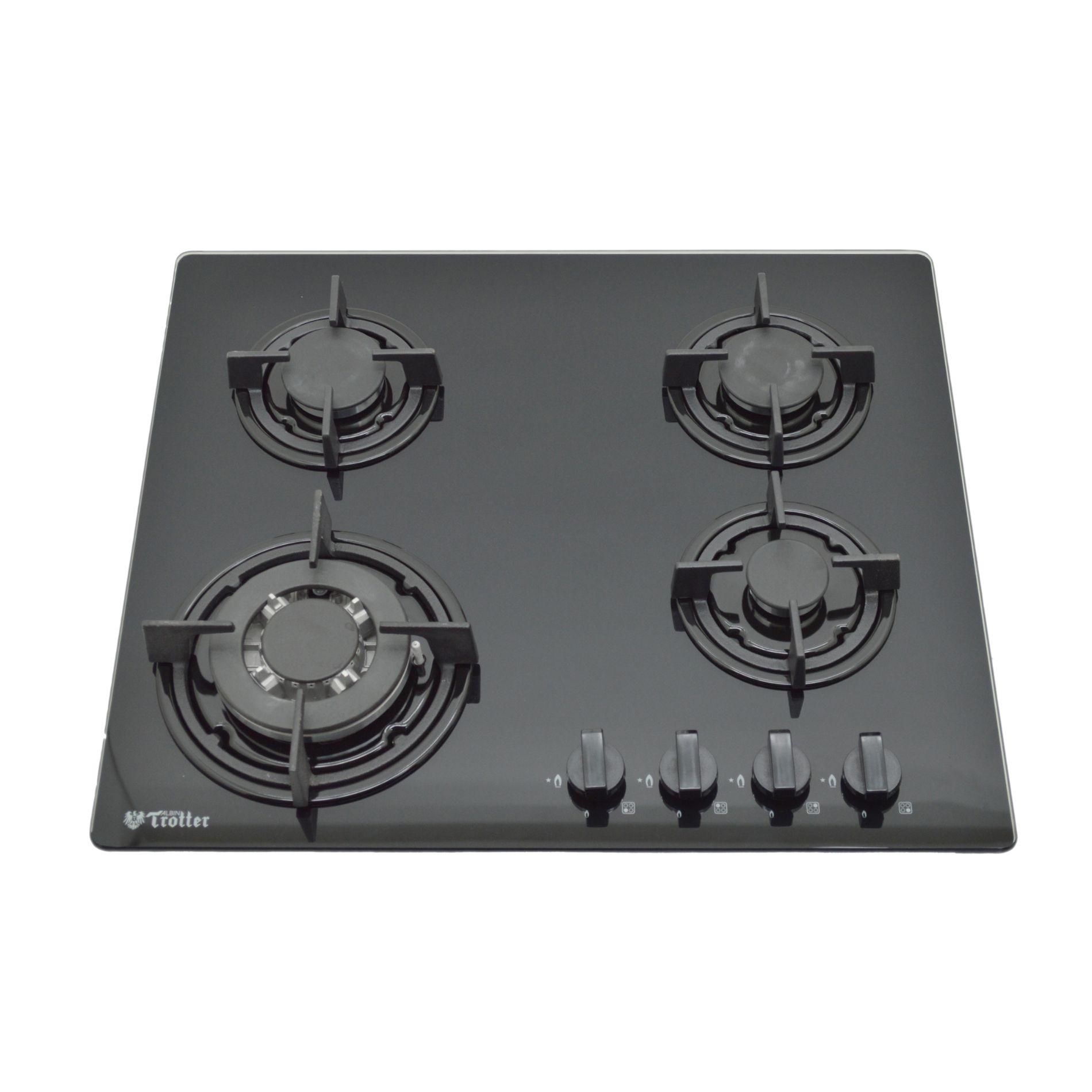 Cocina Encimera Empotrable At-Xn Glass Kassel Ff-It Ffd Gn-6