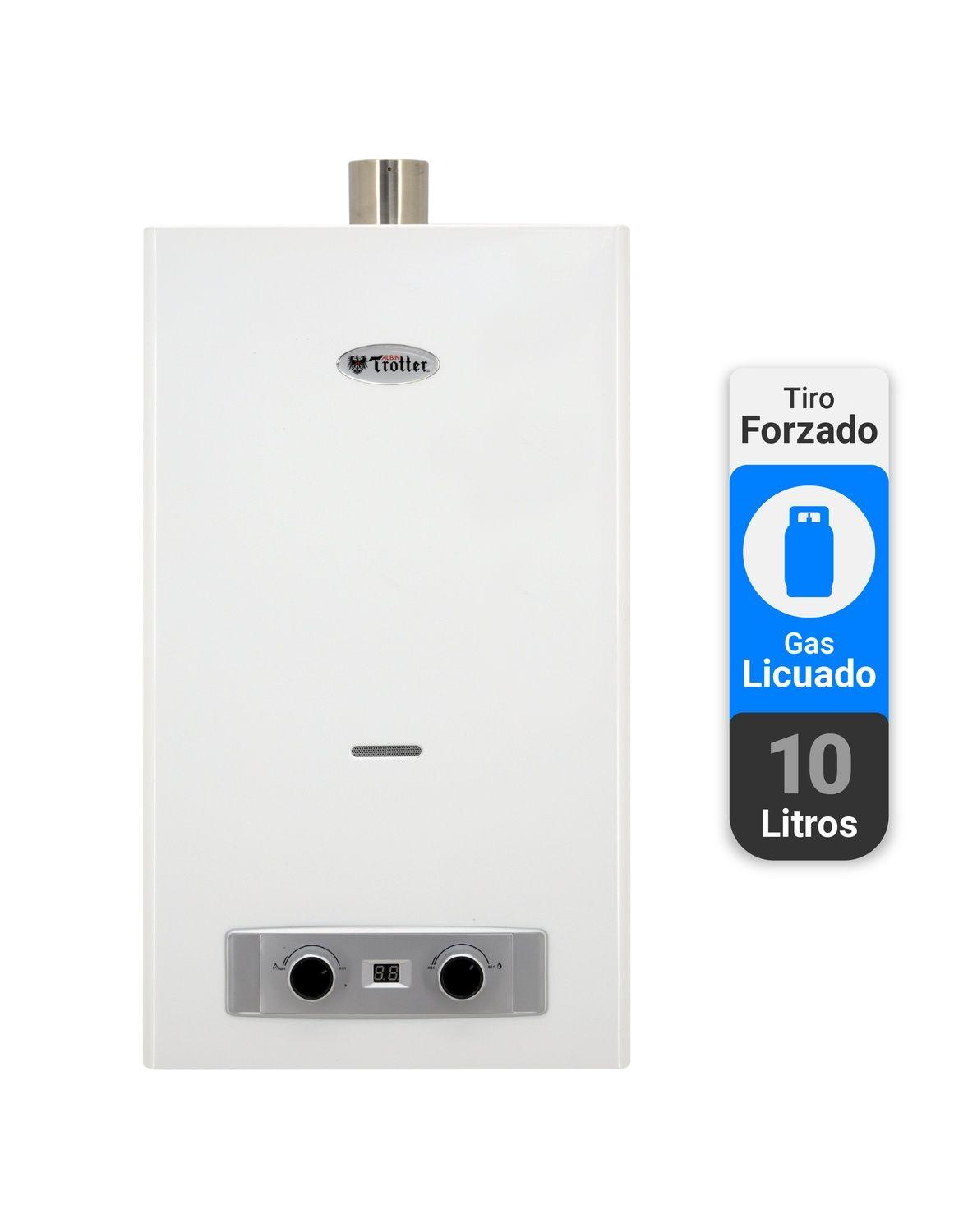 Calefont Tiro Forzado, 10 litros, Gas Licuado-0