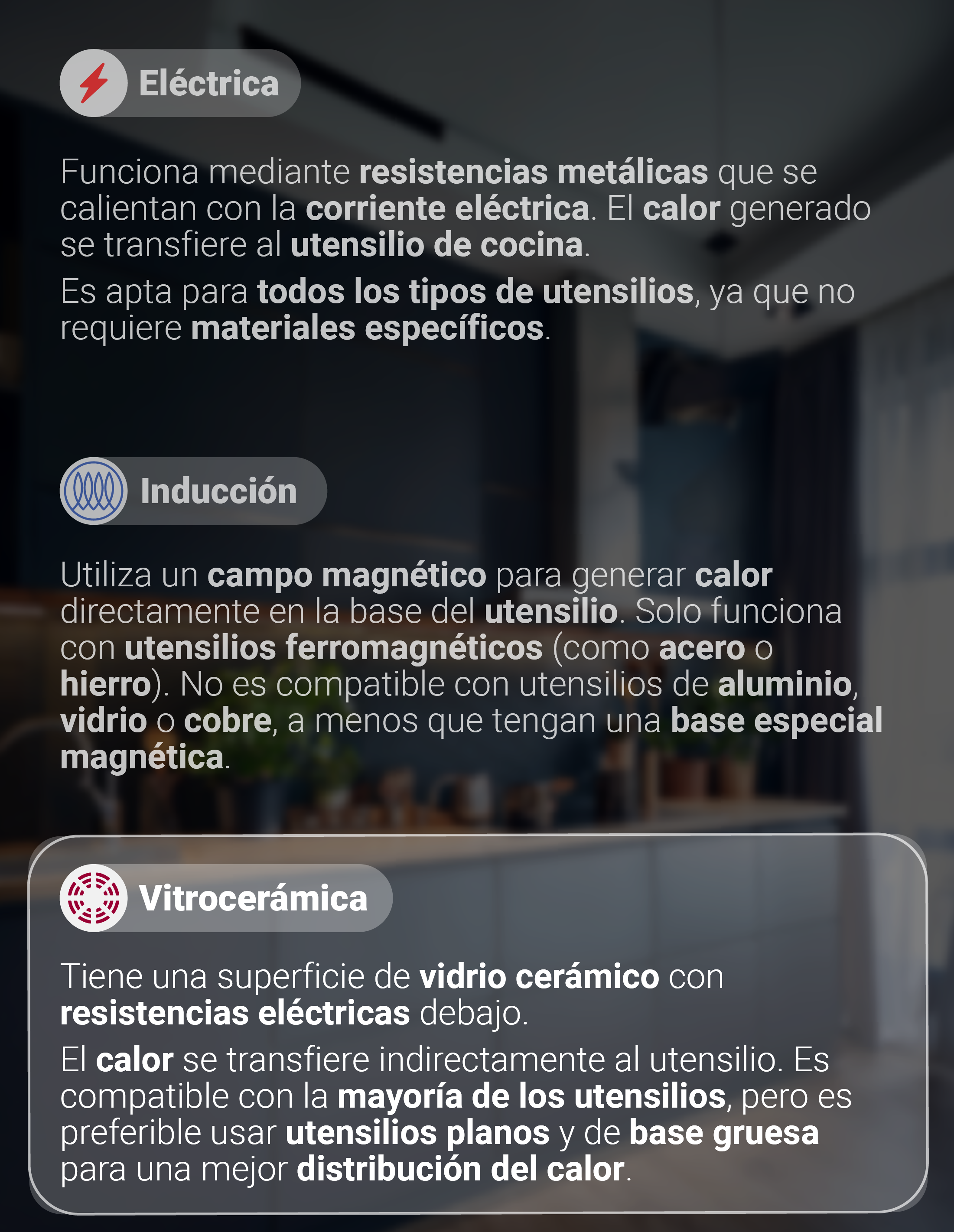 Cocina Encimera Empotrada Eléctrica At-Xn Glass Fein 3Platos-6