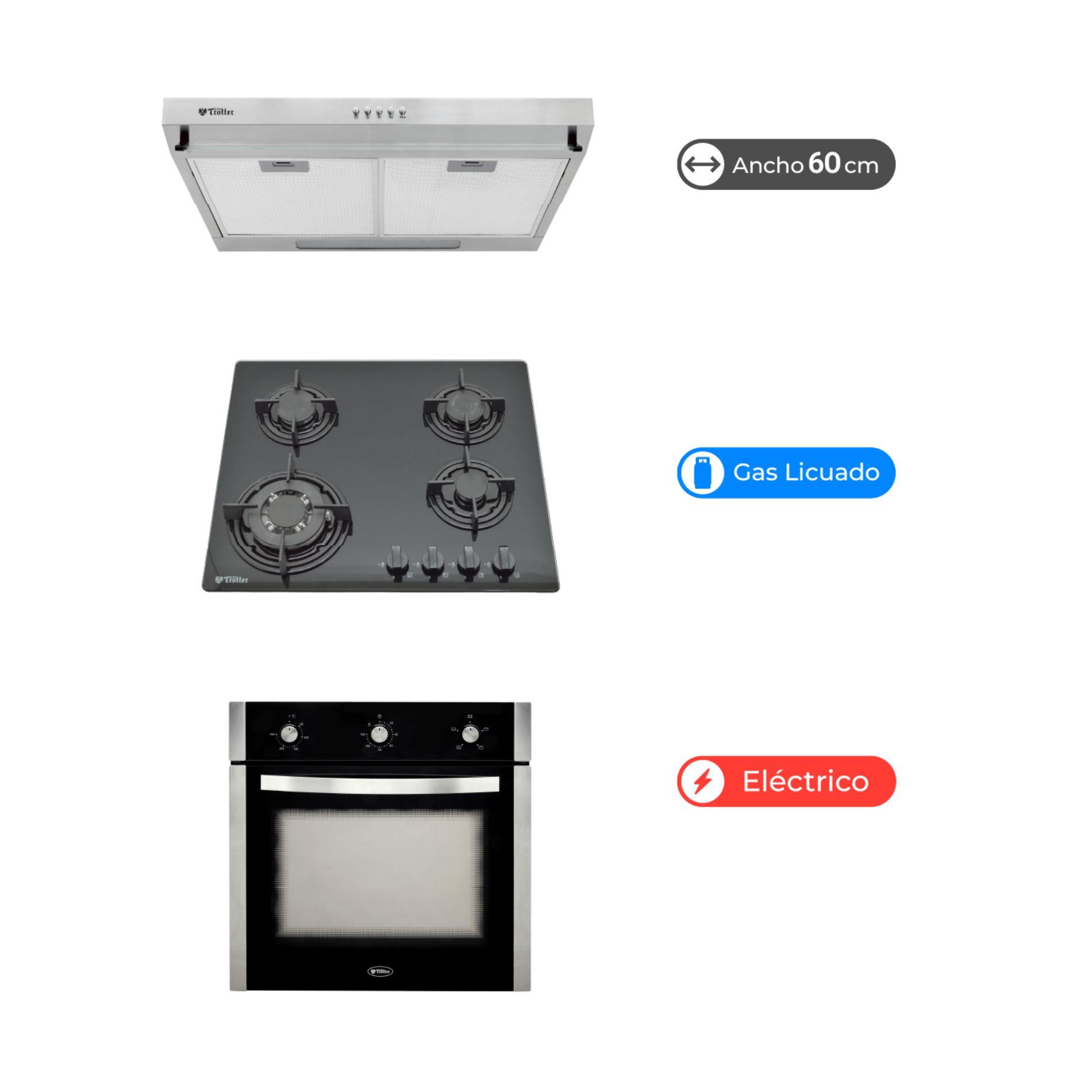 Kit Cocina Harburg Gas On Glass Glp Albin Trotter-5
