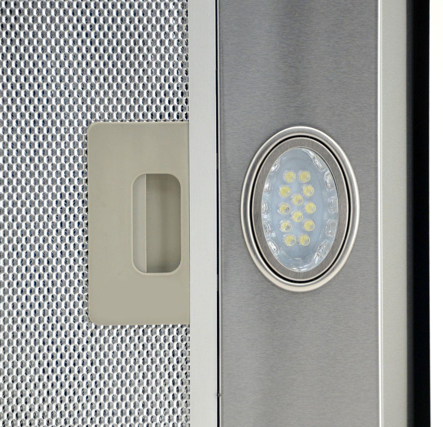 Campana Isla Albin Trotter Curvex 90 cm Inox/Vidrio-3