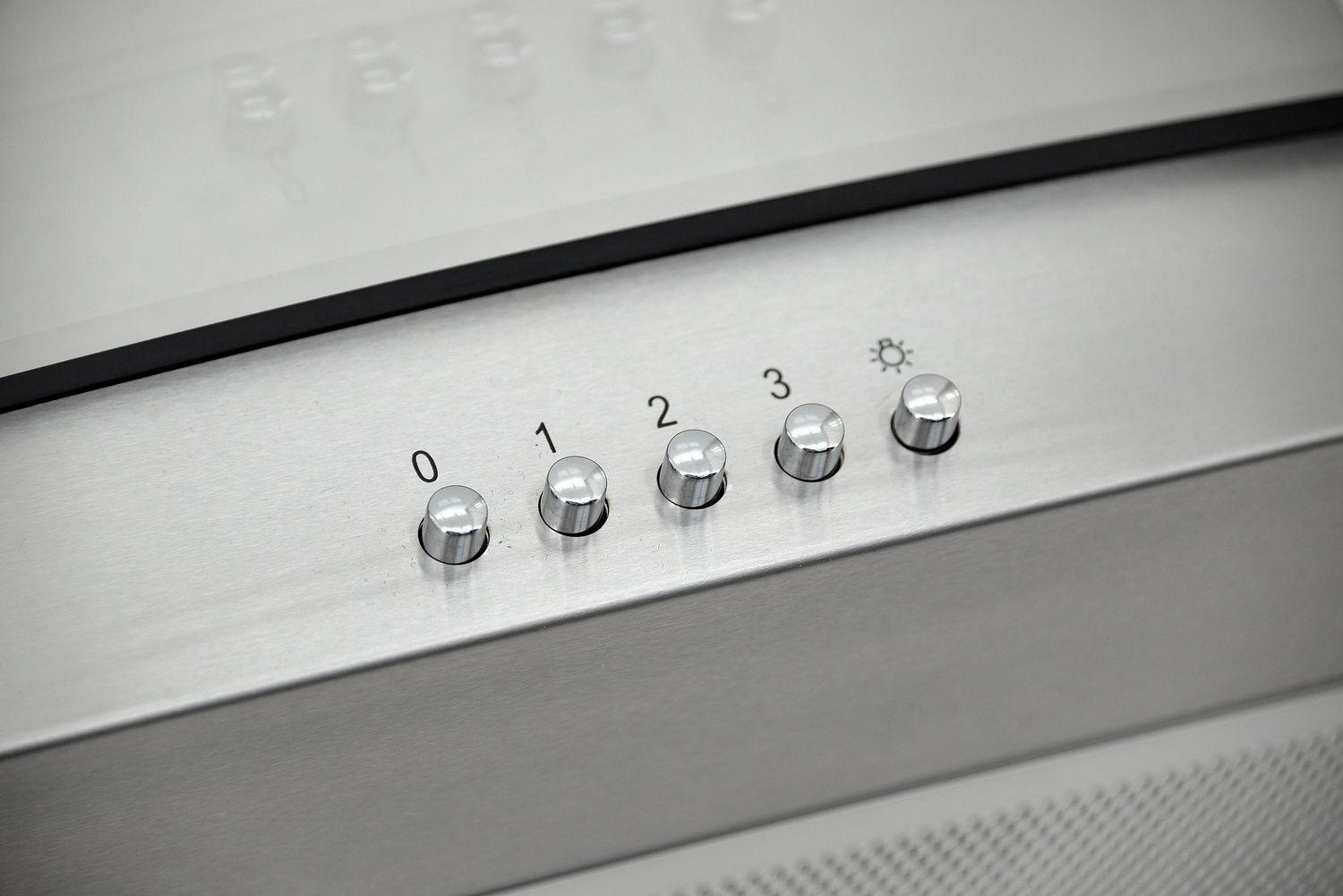 Campana Isla Albin Trotter Curvex 90 cm Inox/Vidrio-4