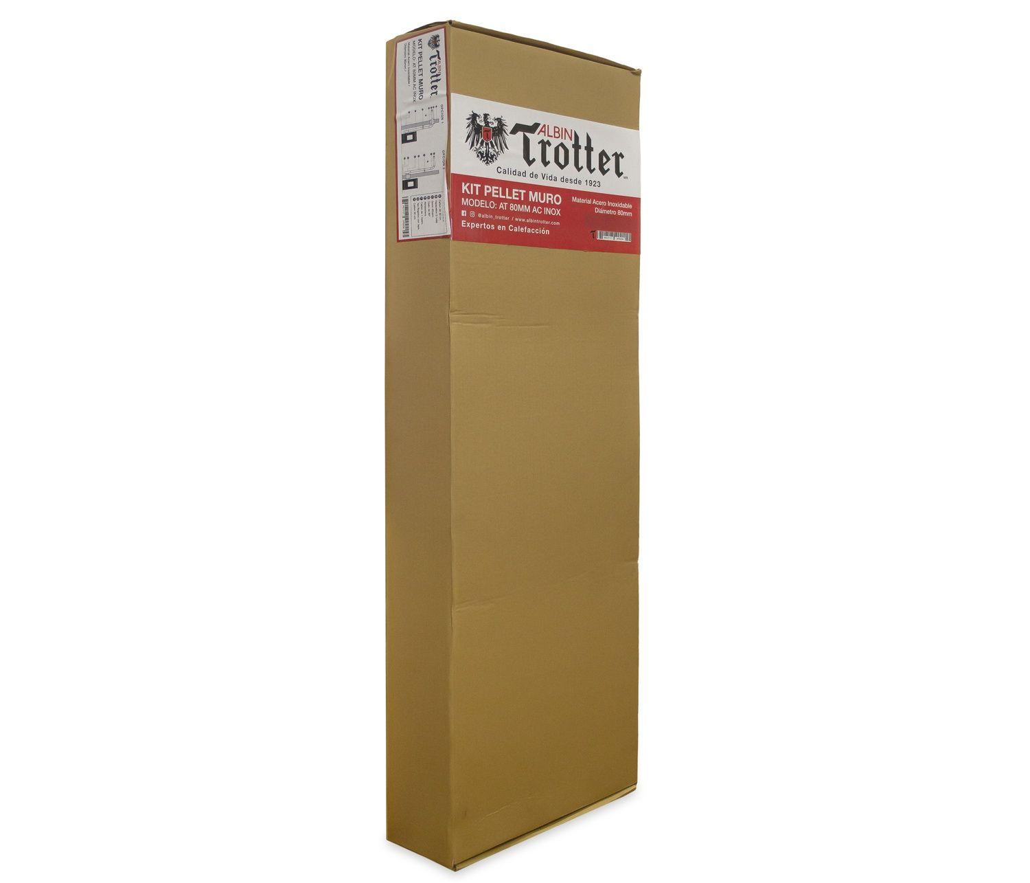Kit Tubos Estufa A Pellet Ducto 80mm Ac Inox Albin Trotter-4
