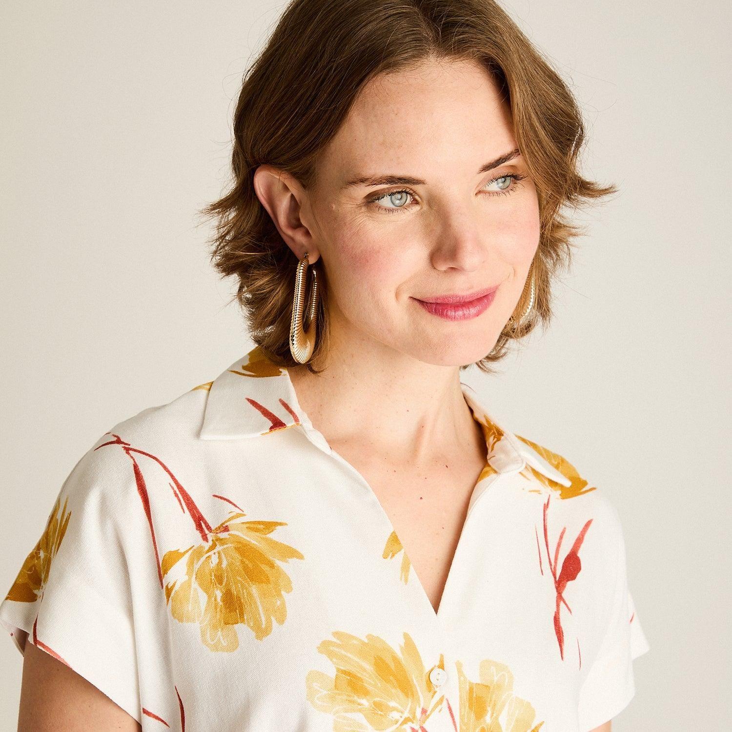 Blusa Mostaza Frescura Natural y Estilo Relajado-2