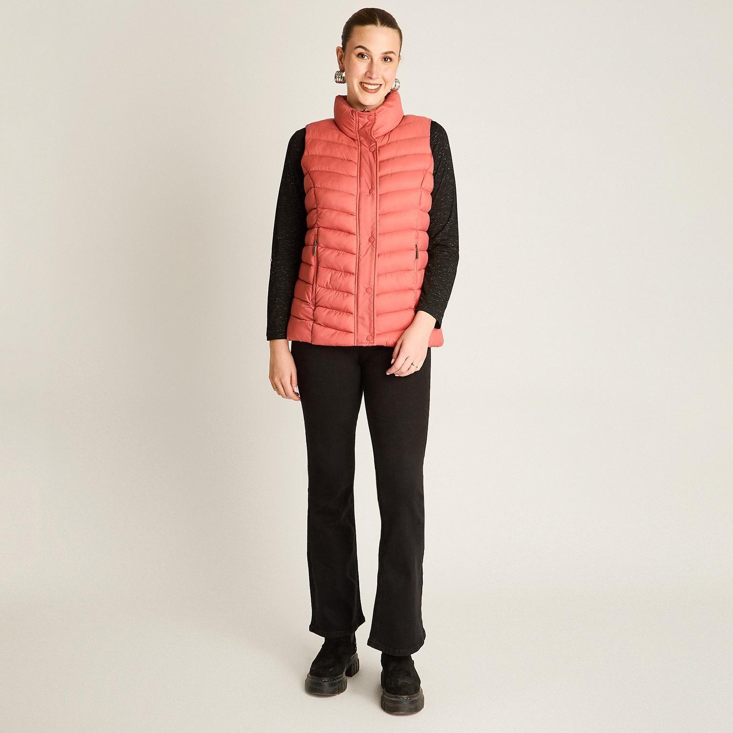 Parka Sin Mangas Diseño Quilted-3