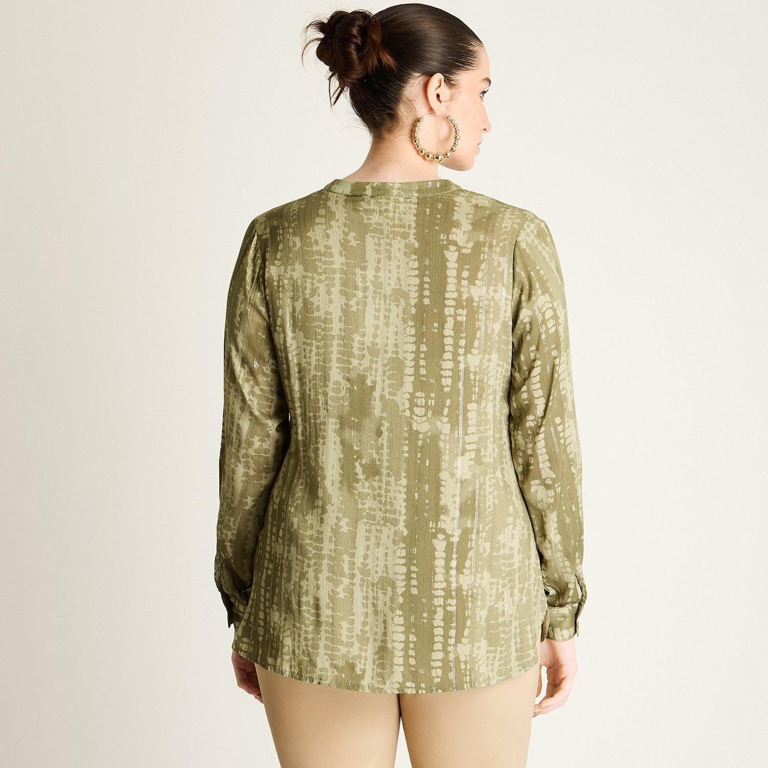 Blusa Manga Larga Verde-1