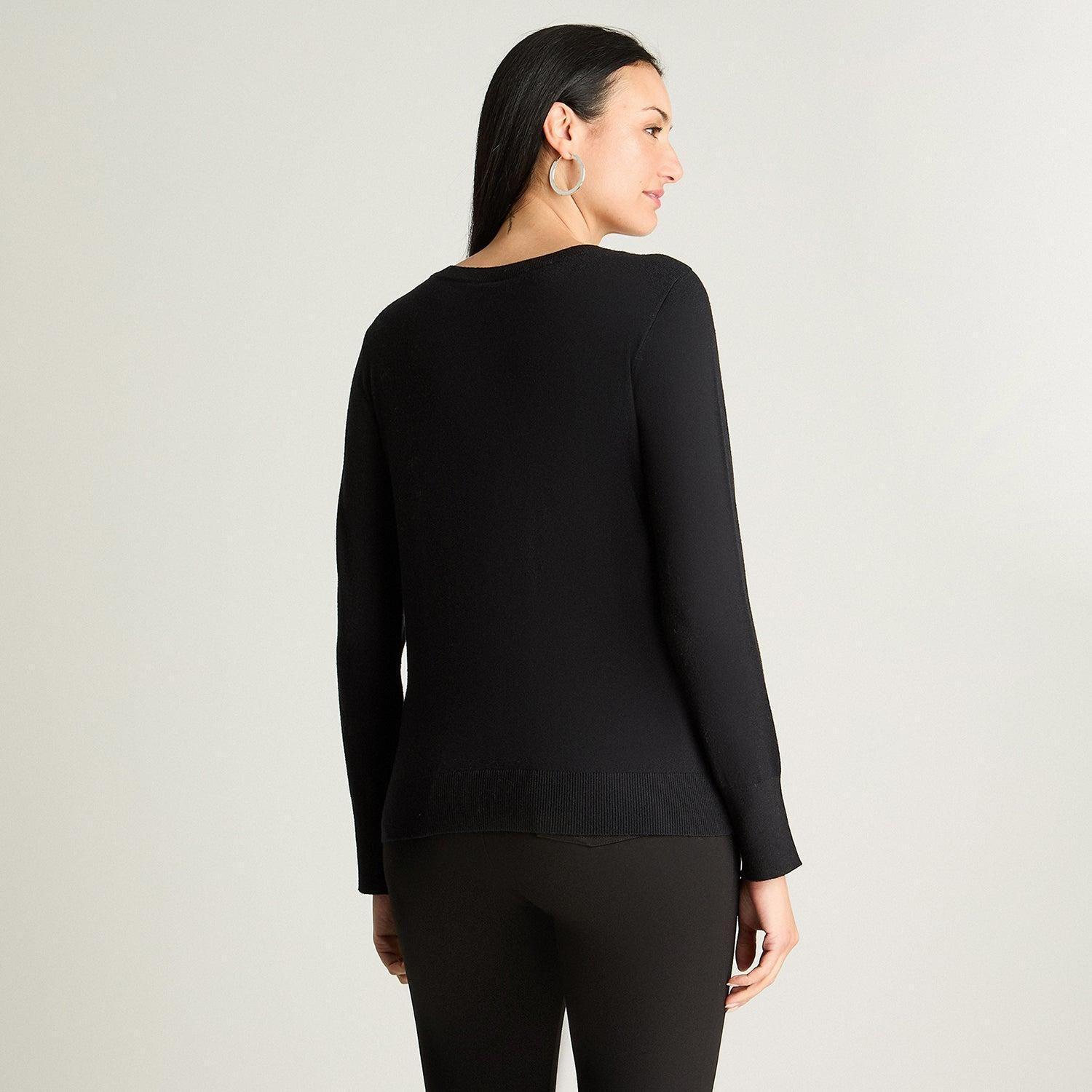 Sweater Manga Larga Escote Redondo Color Block Camel-1