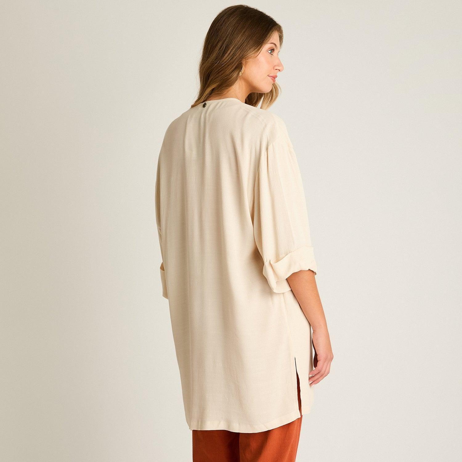 Tapado Arena Manga 3/4 No Elasticado Calce Holgado-1