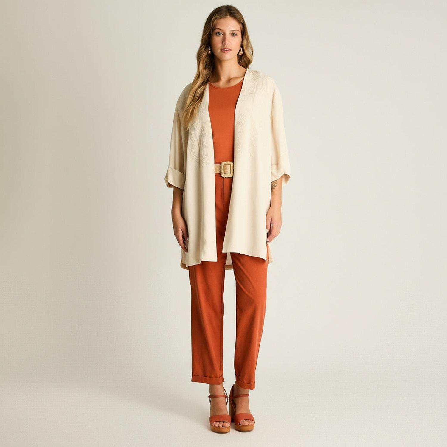 Tapado Arena Manga 3/4 No Elasticado Calce Holgado-3