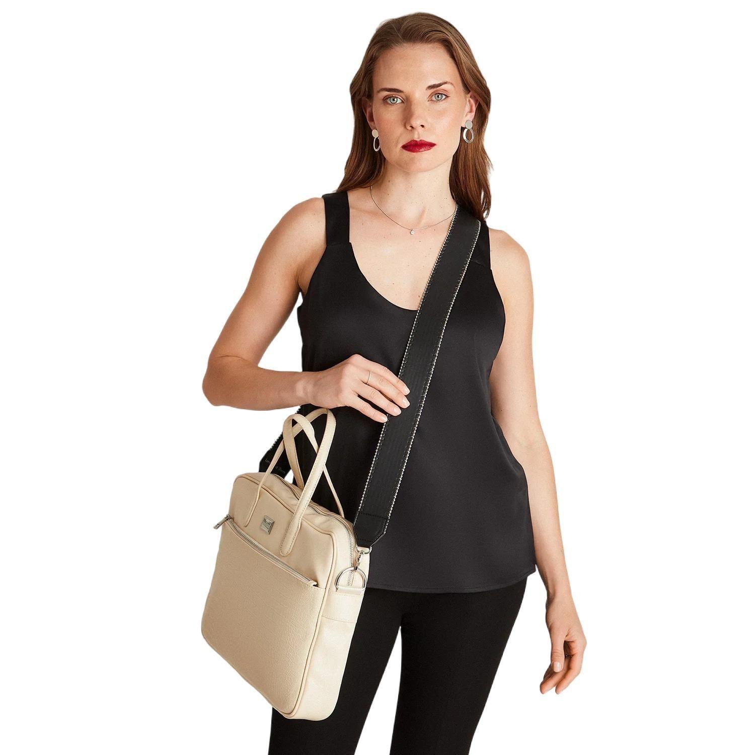 Strap Desmontable Negro Con Detalle En Bordes-0