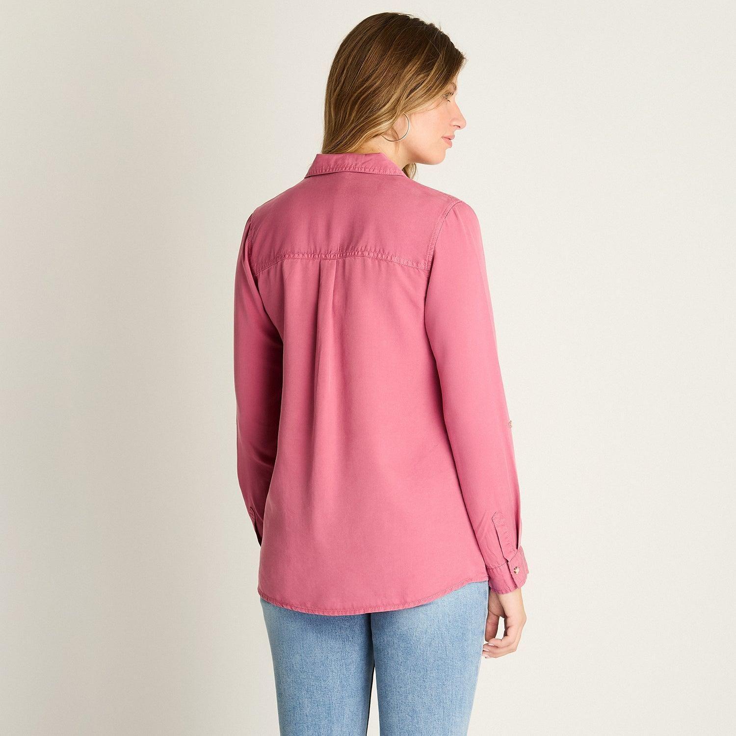 Blusa Magenta de Lyocell-1