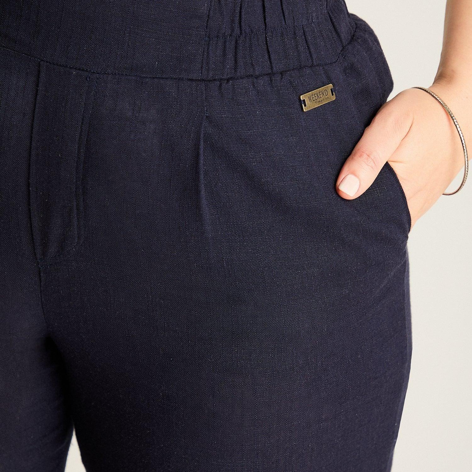 Pantalón Sport Azul Recto No Elasticado Calce Normal-2