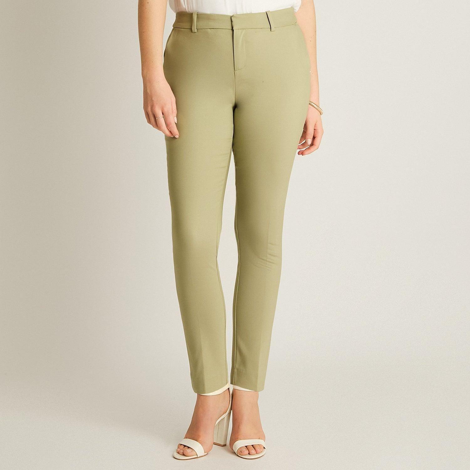 Pantalón Slim Fit Verde-3