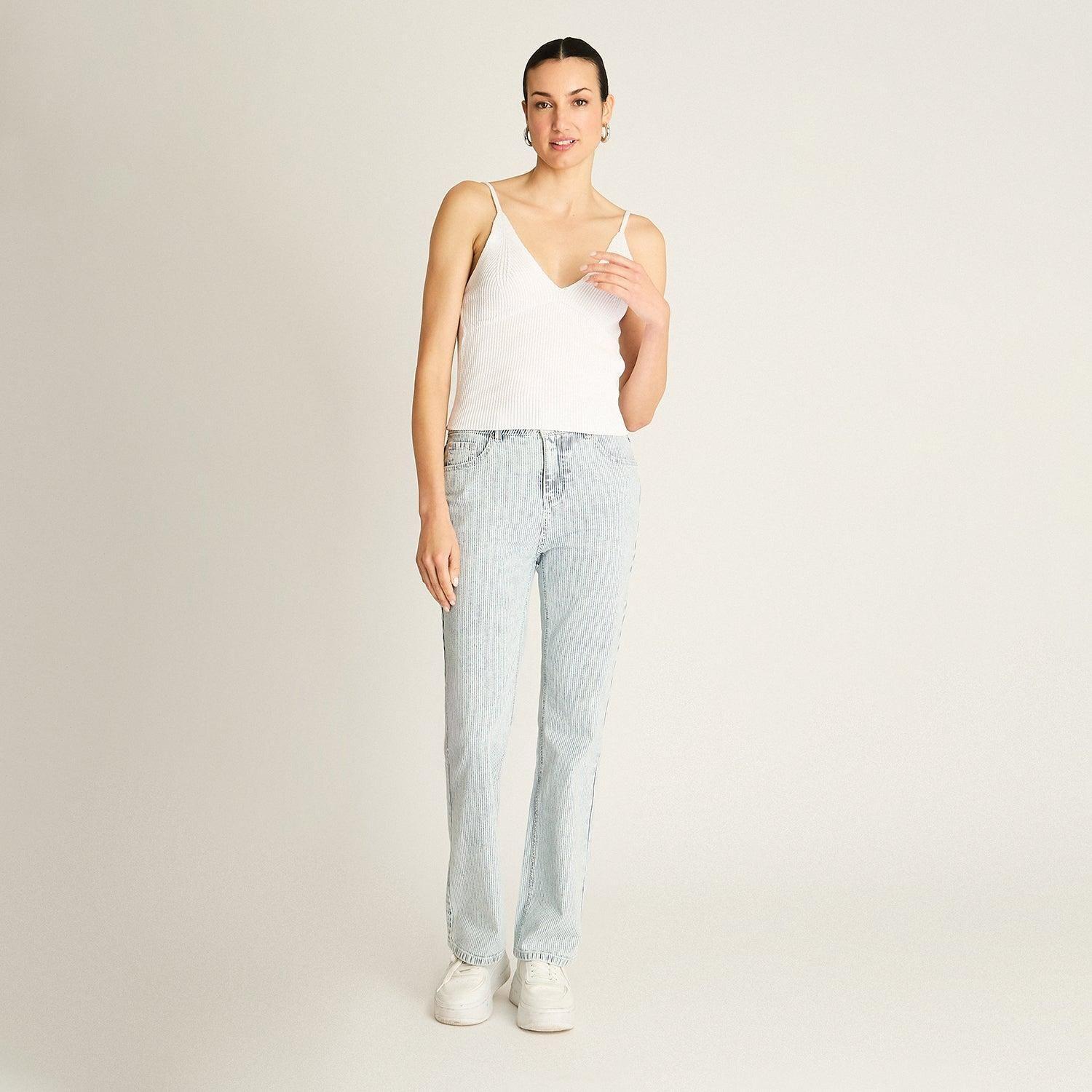 Polera Blanco Breteles Finos-3