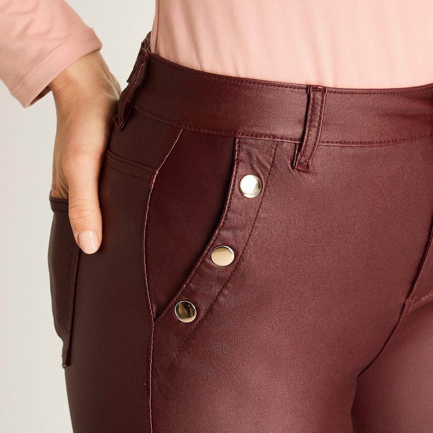 Pantalón Sport Burdeo Corte Slim-2