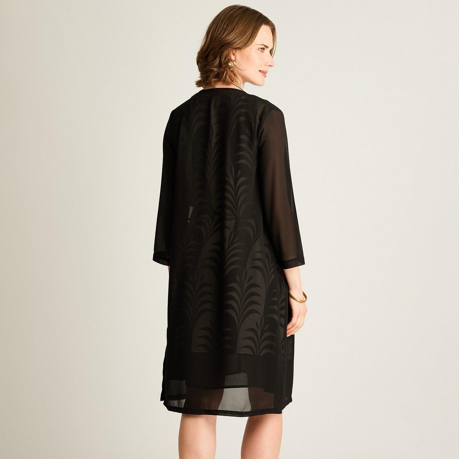 Vestido Midi Negro-1